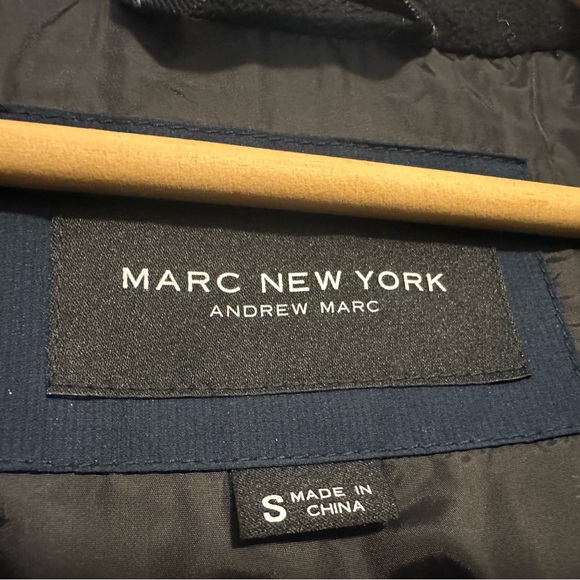DOWN PUFFER BOMBER BY MARC ANDREW MARC NEWYORK SIZE SMALL MENS - Picture 2 of 5